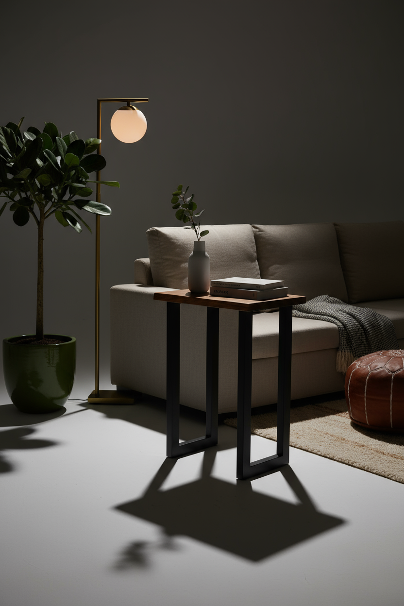 Walnut End Table