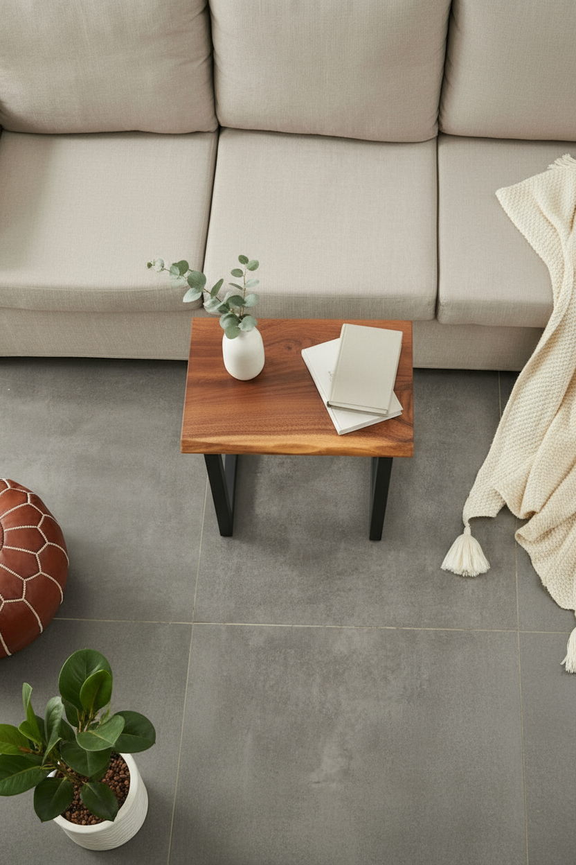 Walnut End Table