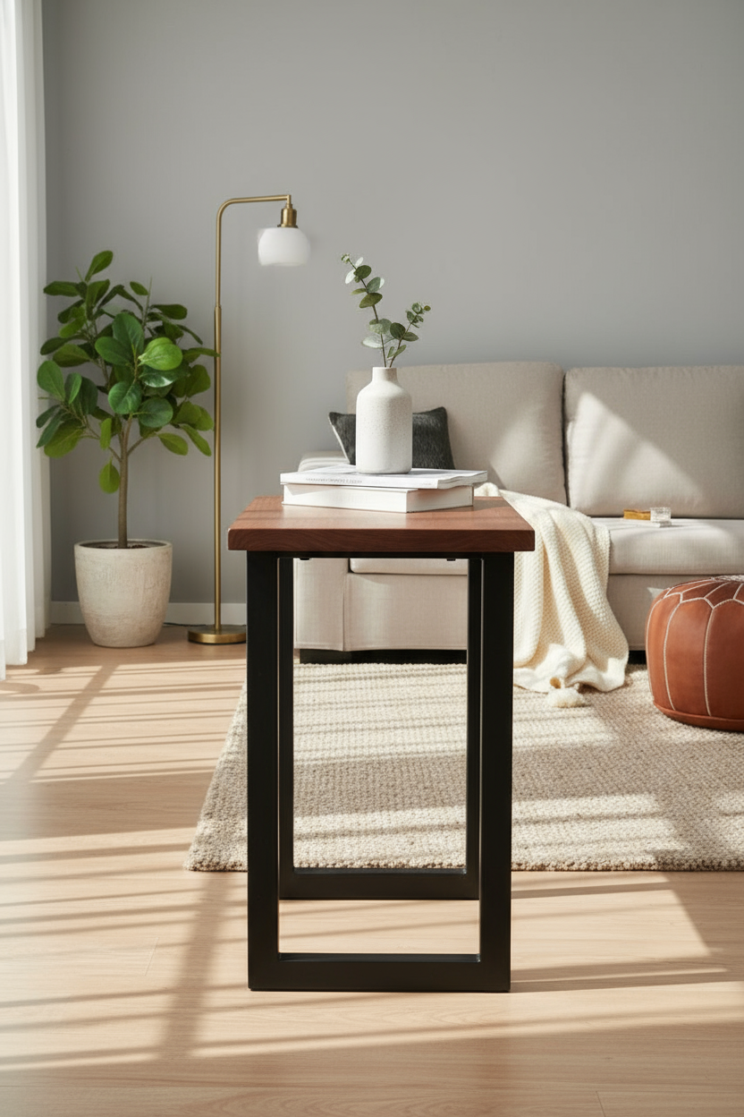 Walnut End Table