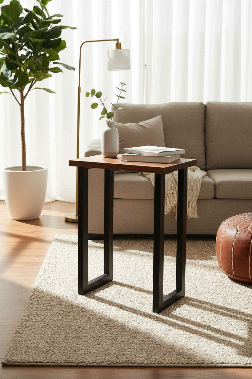 Walnut End Table