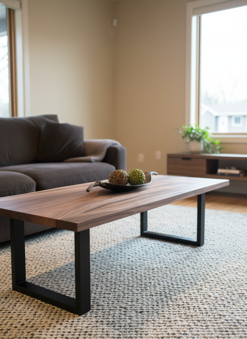 Walnut Edge Table