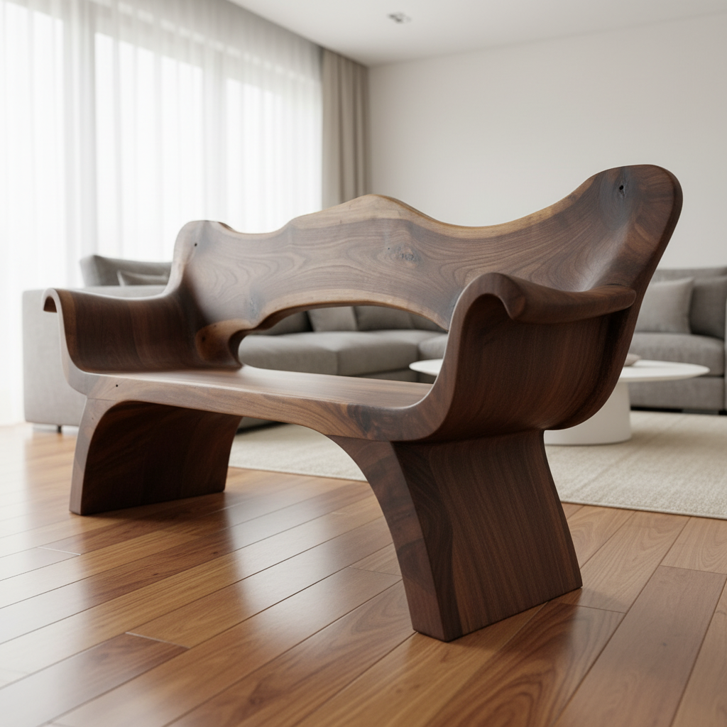 Walnut Haven Bench