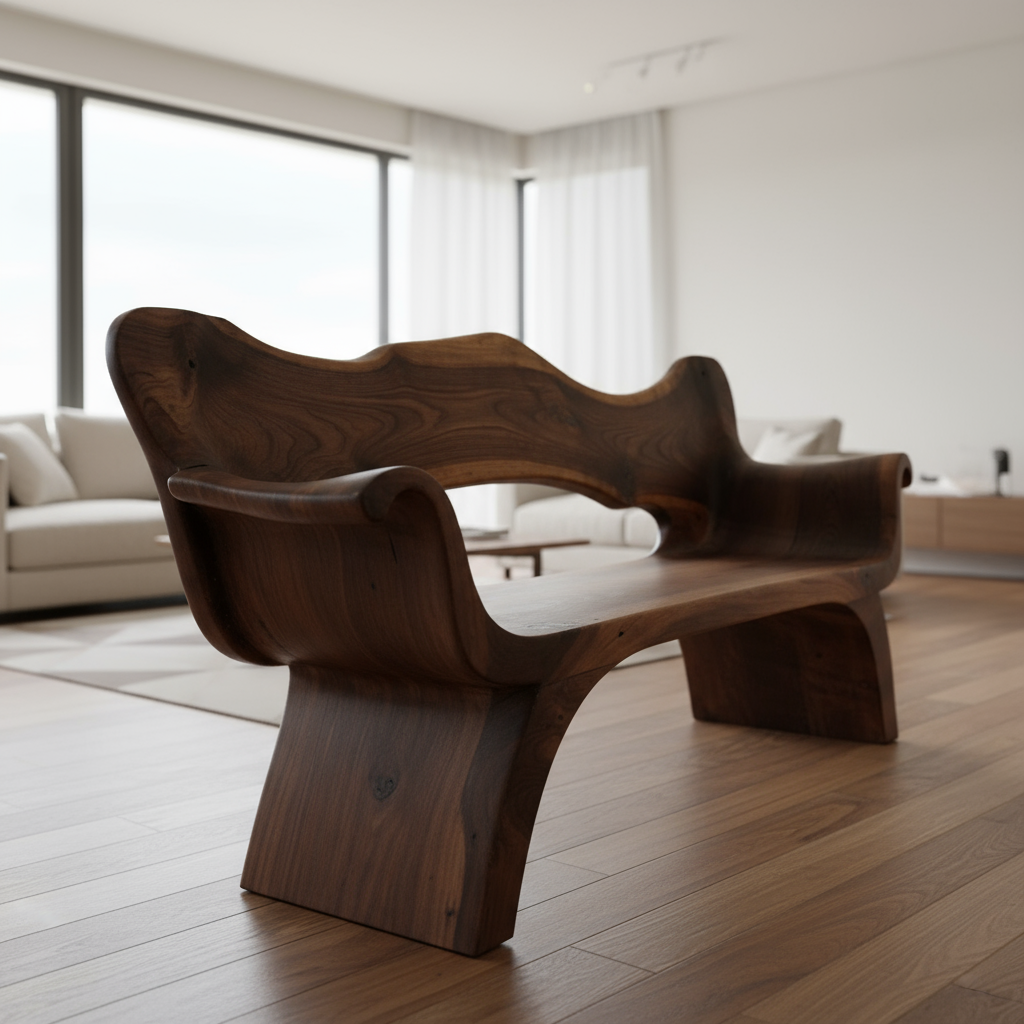 Walnut Haven Bench