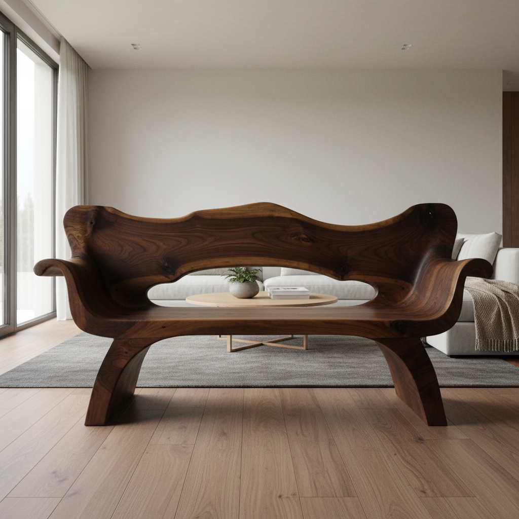 Walnut Haven Bench