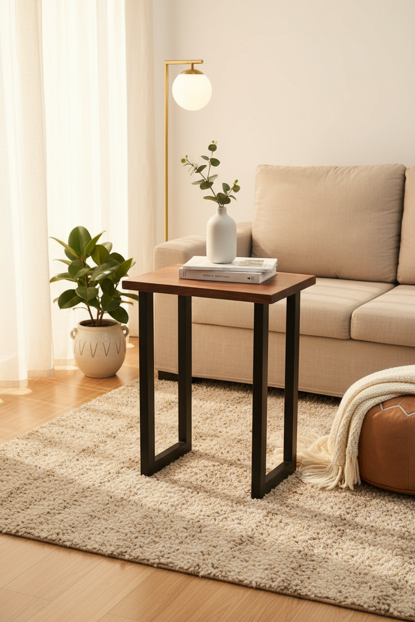 Walnut End Table