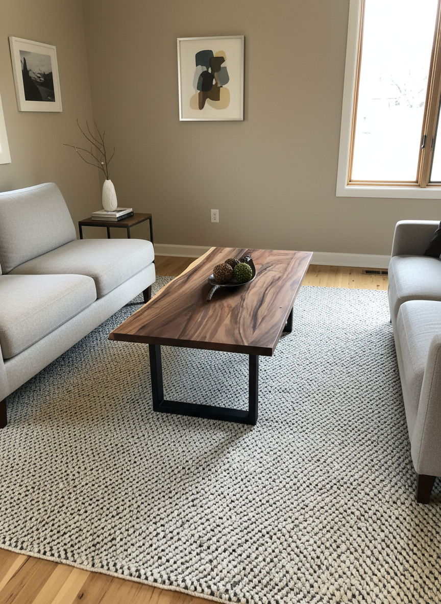 Walnut Edge Table